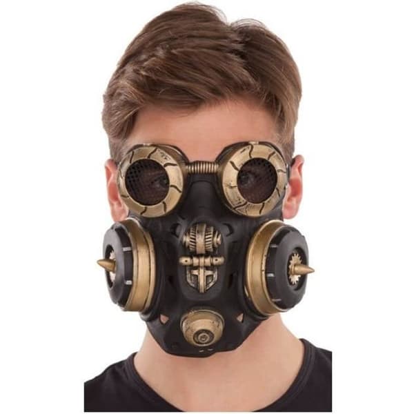 Steampunk Gas Mask - DisfraZZes - Svart Flerfärgad - Vuxen 18+ - Inomhus