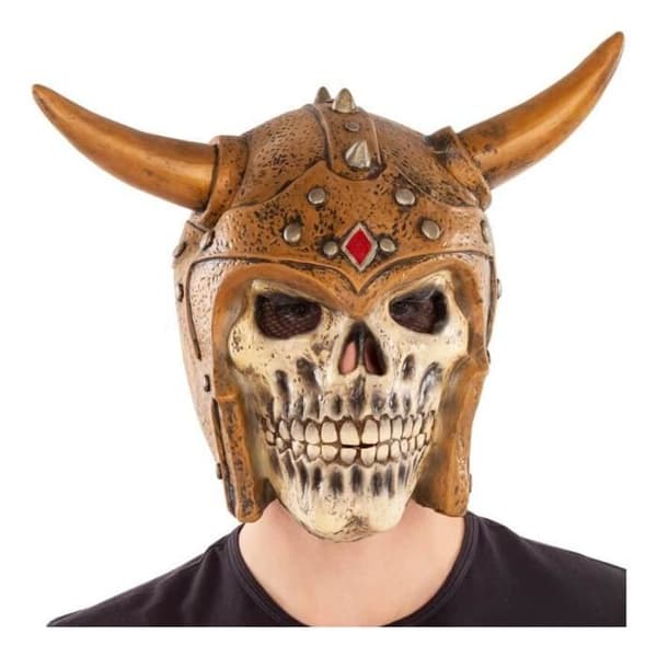Viking Skull Mask för vuxna - DisfraZZes - Flerfärgad - Inomhuskläder