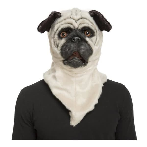 Bulldog Dog Mask med rörlig käke