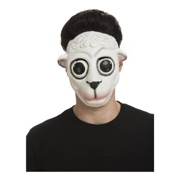 Fårmask - Disfrazzes - En storlek - Flerfärgad - Mixad - Rolig