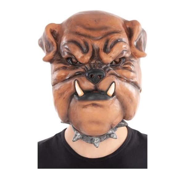 Boxer Dog Mask - Karnevalsfest eller Halloween - Latex - Hårstycken - Fake