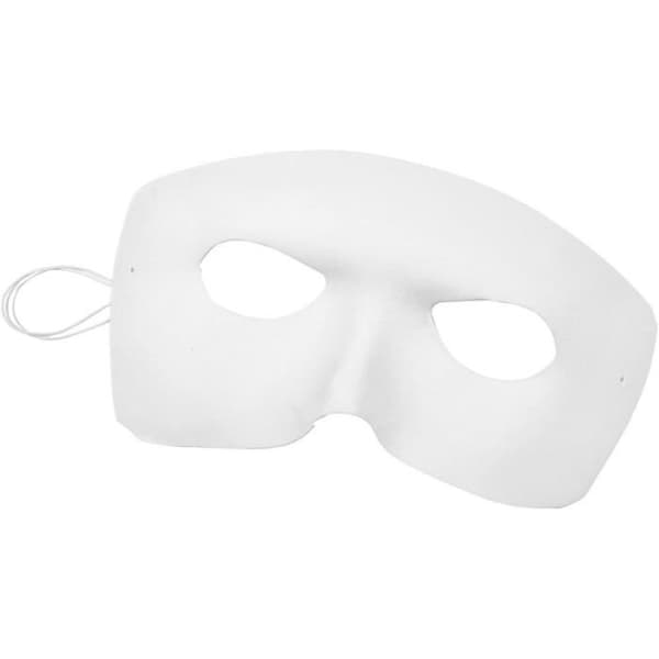 Mask varg - Ospecificerad - 12 x 17 cm - Sammet finish - Inkluderar elastiska band - Dekorativ