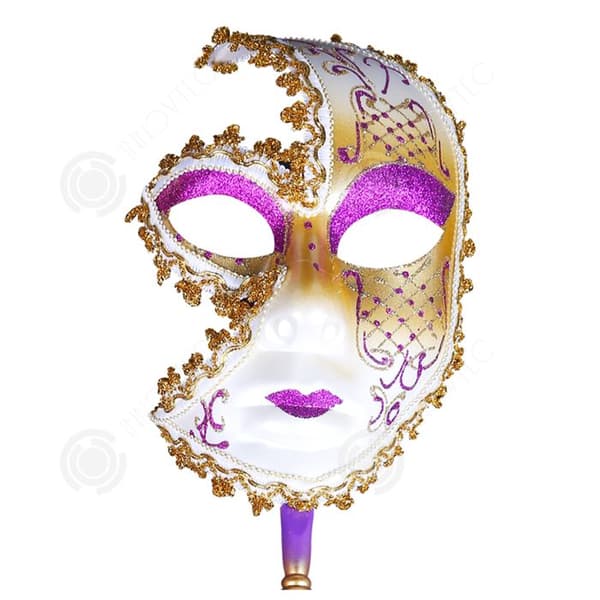 INN Mask 48,5x12,5cm festmasker jul Halloween sprakande masker maskeradmasker Prydnadsföremål prydnadsföremål prydnadsföremål