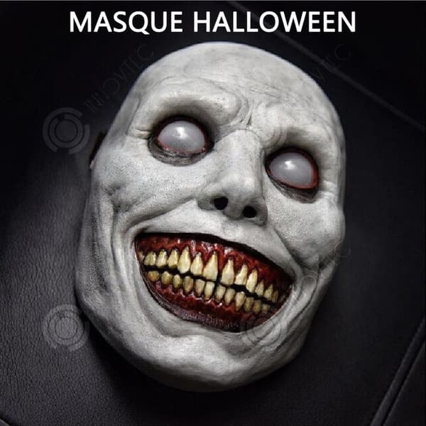 INN Mask 22x18cm festmasker jul Halloween sprakande masker maskeradmasker vitt prydnadsföremål prydnadsföremål prydnadsföremål