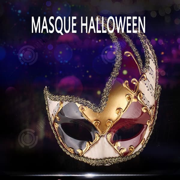 INN Mask 20x16,5 cm prestanda mask för julfest Halloween high-end masker dekoration pack dekoration kit