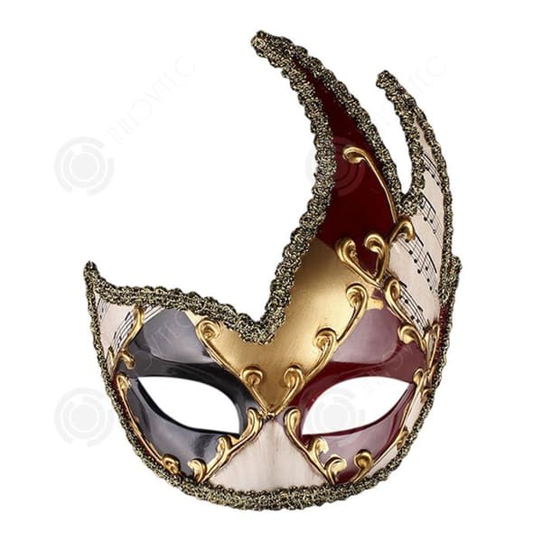 INN Mask 20x16,5 cm prestanda mask för julfest Halloween high-end masker dekoration pack dekoration kit