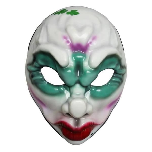 Character Figures - Payday 2 Vinyl GAYA Mask - Vit - Perfekt för cosplay