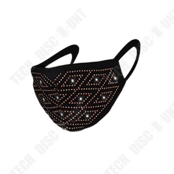 TD® Creative Color Flash Diamond Rhinestone Butterfly Star Tygmask Black Diamond Rhinestone