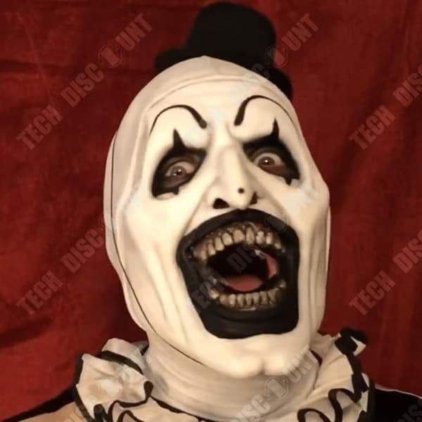 TD® Halloween Film &amp; TV Around The Broken Soul Clown Mask Dress Up Latex Huvudbonader Cosplay Skräck Clow Face