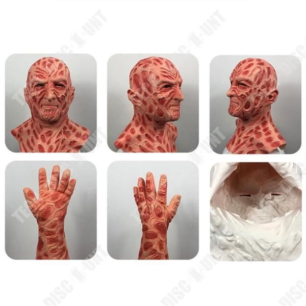 TD® Halloween dekoration freddy skräck grimas huvudbonader mask maskerad demon latex huvudbonader