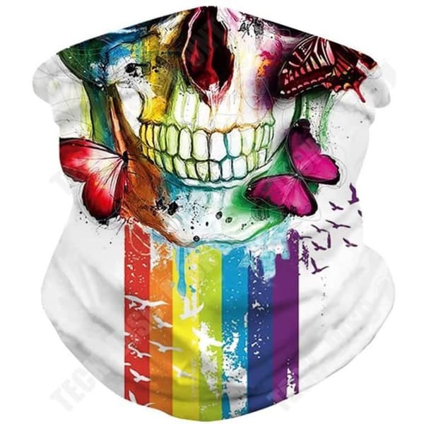 TD® sommarhalsdukar för män och kvinnor Carnival Mask Halssjal Outdoor Entertainment Mask