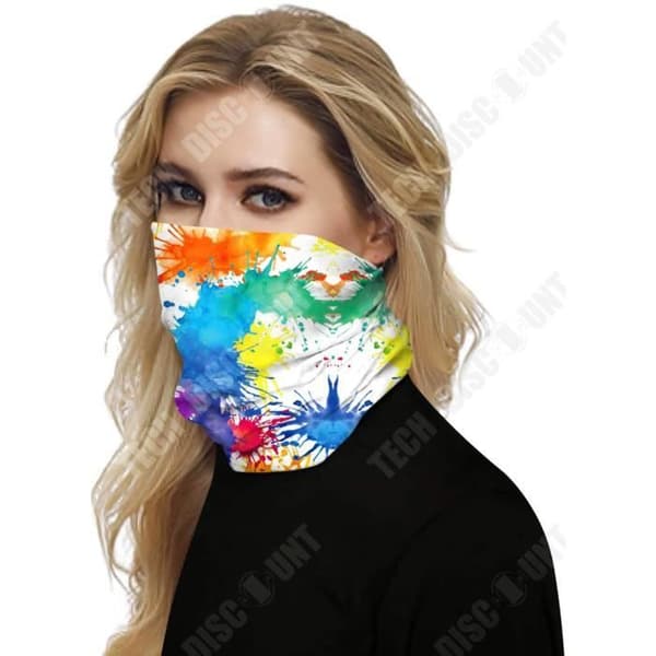 TD® sommarhalsdukar för män och kvinnor Carnival Mask Halssjal Outdoor Entertainment Mask