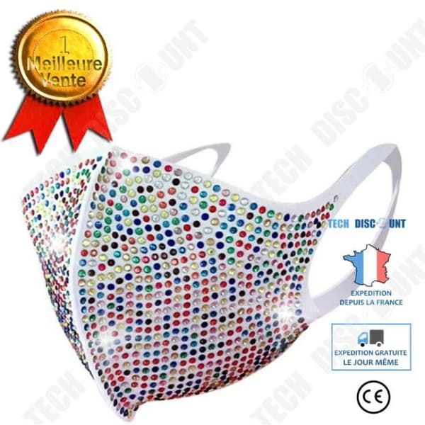 TD® Flash diamant strass stjärnmask fashionista nattklubb Färg sommar, vinter, vår, höst