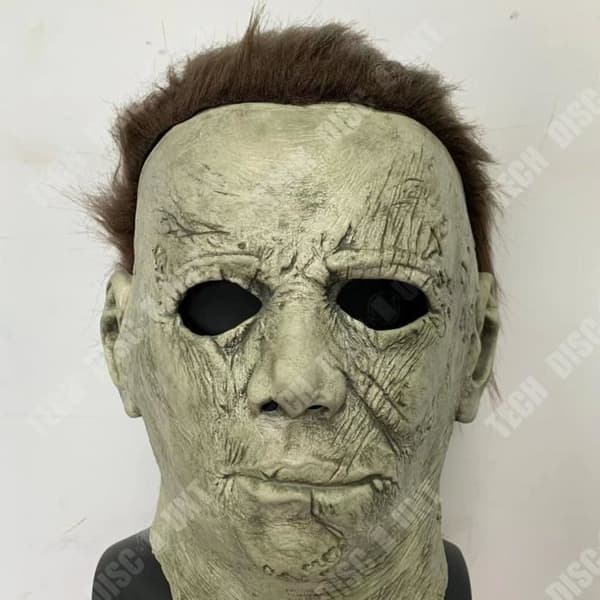 TD® Major Halloween-huvudbonader McMeer Latex Mask Moonlight Panic med samma Halloween Live Action Cosplay
