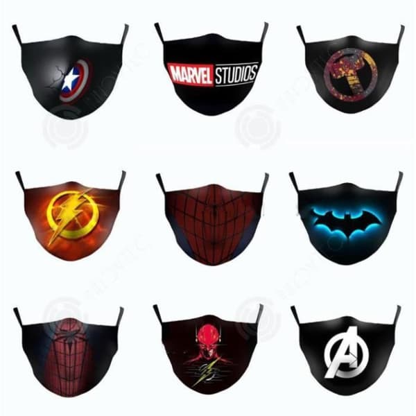 INN® Marvel Spiderman mask tvättbart tyg för män och kvinnor fashionabelt tredimensionellt tryck Julfödelsedagspresent