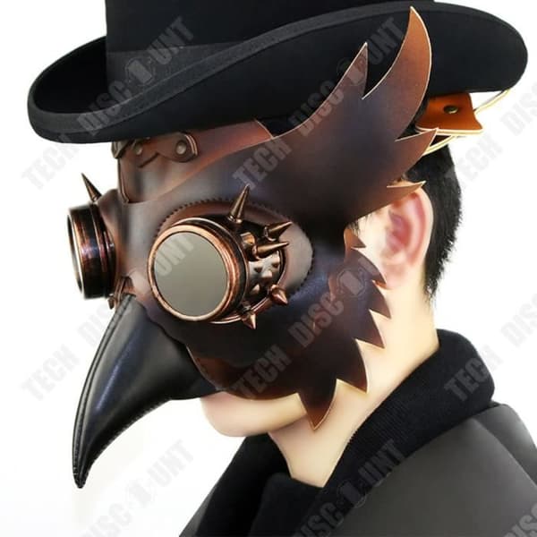 Fågelmask - TEKNISK RABATT - Halloween - Dark Punk Style - Fågelnäbb