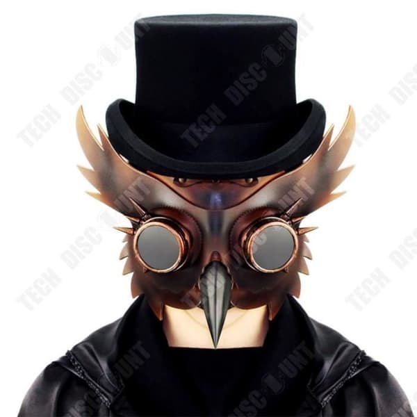 Fågelmask - TEKNISK RABATT - Halloween - Dark Punk Style - Fågelnäbb