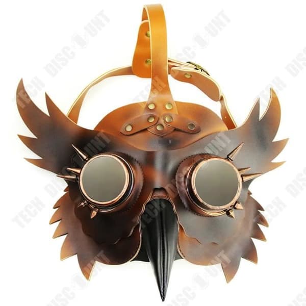 Fågelmask - TEKNISK RABATT - Halloween - Dark Punk Style - Fågelnäbb
