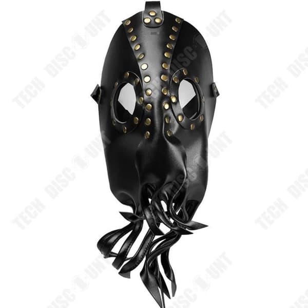 TD® Halloween Octopus Huvudbonad Skrämmande bläckfisk Skräckmask Dark Punk Style Lämplig för Halloweenfest