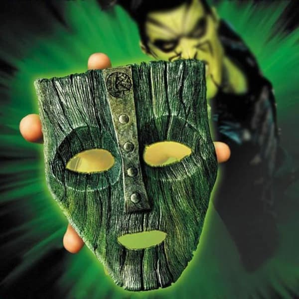 Monster Disguise Mask Cosplay Prank God Halloween Resin - CONFOZEN - Rocky - Grön - Vuxen