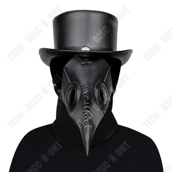 TD® Halloween Bird Beak Mask 30*25*25cm Hjälmdekoration Mörk punkstil Lämplig för Halloweenfest