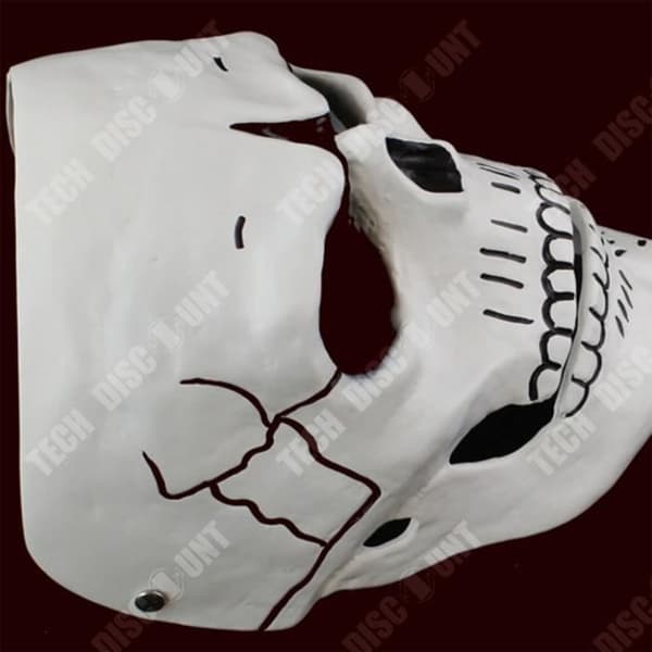 TD® Mask Herr Skalle Skelett/ Skrämmande mask för cosplay/ Dekoration tillbehör-cosplay huvudform skelett