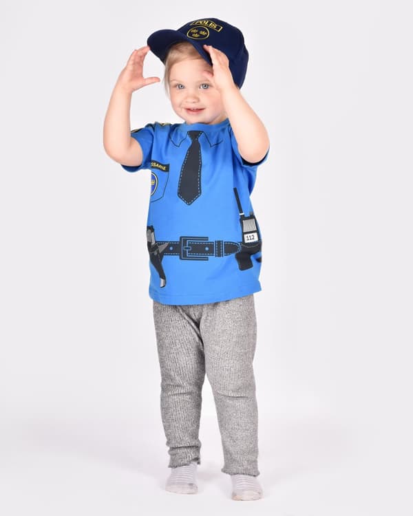Maskeraddräk Polis 4-6år
