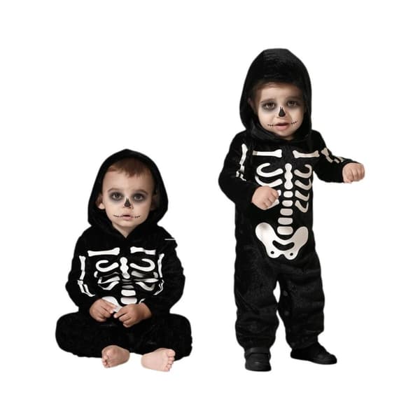 Kostume til babyer Skelet + 24 måneder