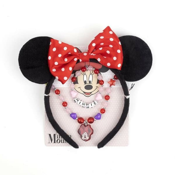 Tilbehørssett Minnie Mouse Flerfarget 3 Deler