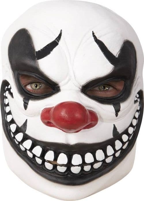 P'TIT Clown re16387 - Skrämmande latexmask av clown