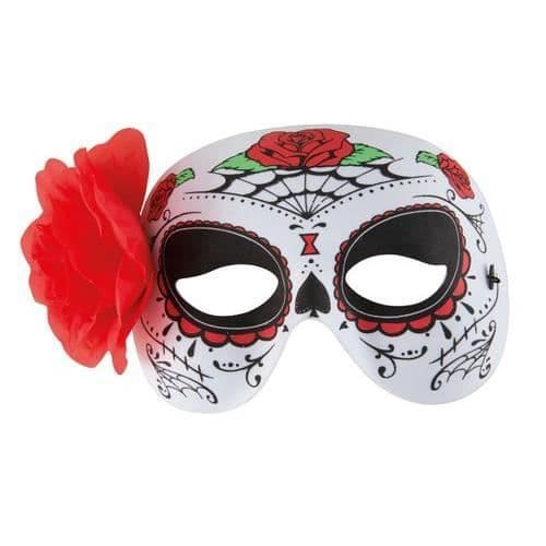 Loup tyg - Dia De La Muerte - PTIT CLOWN - Tyg - Vuxen - Inomhus - Flerfärgad - Svart