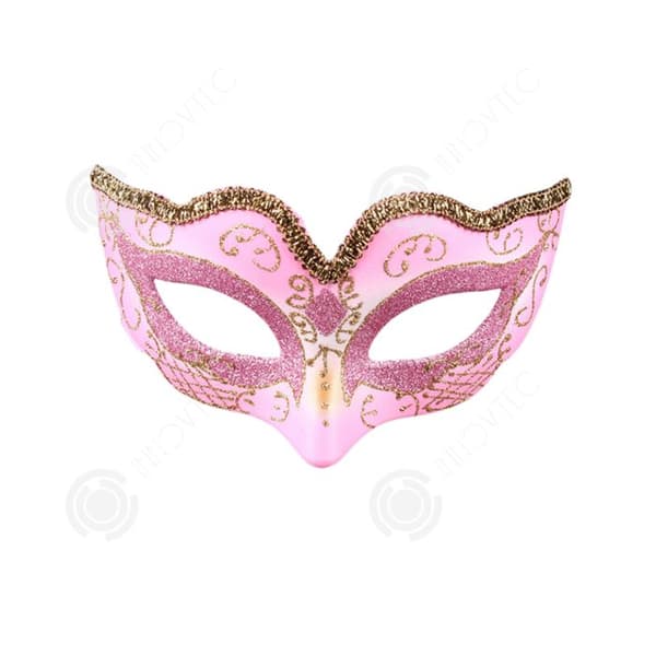 INN Masque 14,5x7,5cm prestationsmask för julfest Halloween lyxmasker dekoration paket dekorationskit
