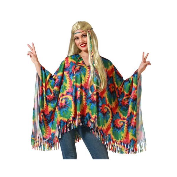 Poncho Monivärinen Hippie