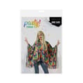 Miniatyrbillede 2 af 6: Poncho Multifarvet Hippie