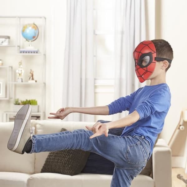 Spider-Man Mask - MARVEL - Kostymtillbehör - Röd - För barn