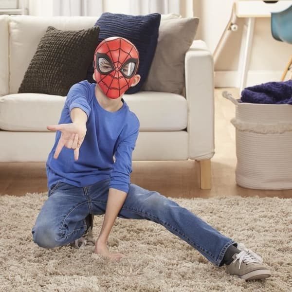 Spider-Man Mask - MARVEL - Kostymtillbehör - Röd - För barn