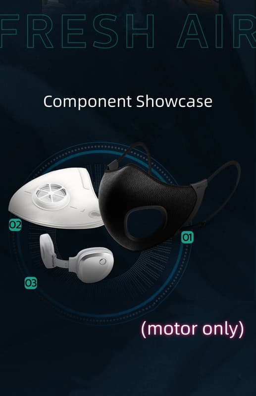 Philips ACM066 Fläktmodul för Andningsmask – Grå (Endast motor, ingen mask) | Originaltillbehör