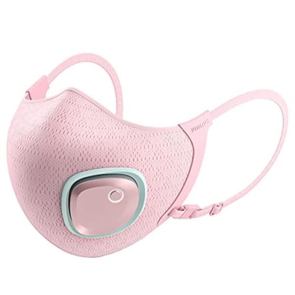 Philips ACM033/02 Elektrisk åndedrætsværn til børn - Pink | Genanvendelig med N95 beskyttelse mod infektion og smog