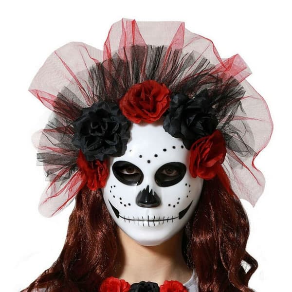 Mask Vit Skalle De dödas dag