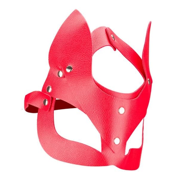 Mask i konstläder Wildcat - KÄRLEK OCH VIBBAR