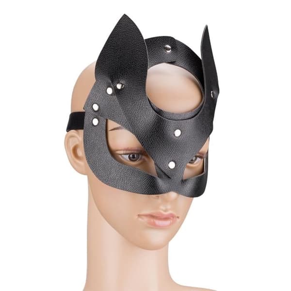 Mask i konstläder Wildcat - KÄRLEK OCH VIBBAR