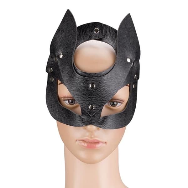 Mask i konstläder Wildcat - KÄRLEK OCH VIBBAR