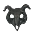 Pikkukuva 2 / 2: Halloween-lammasvuohi-luustonaamio, kestävä PU-materiaali, 3D-suunnittelu,Musta