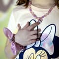 Miniatyrbild 5 av 5: Necklace and Bracelets set Minnie Mouse Rosa 2 Delar