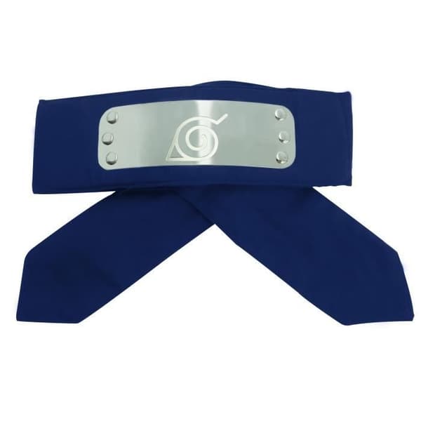 Naruto Shippuden Konoha ABYstyle pannband - Cosplay-tillbehör i blått polyestertyg