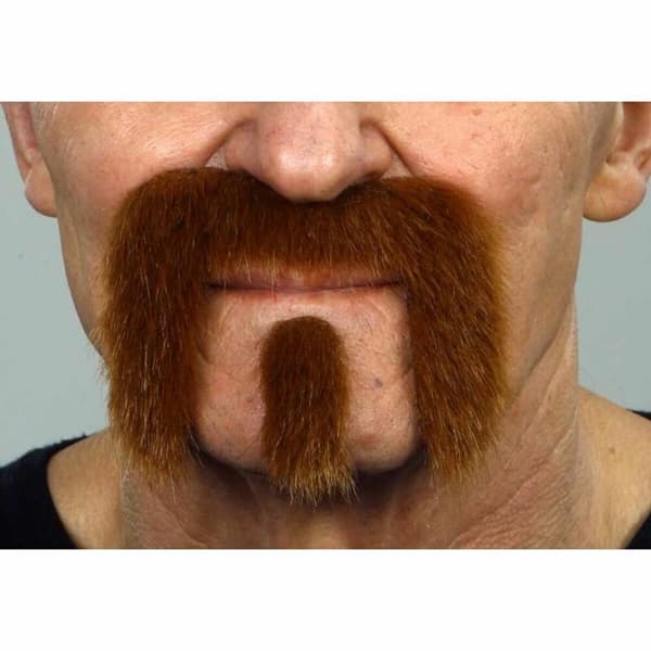 Mustasch My Other Me Kastanjebrun