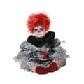 Miniatyrbild 1 av 3: Maskeraddräkt bebis Grå Blodig clown 6-12 månader (2 Delar)