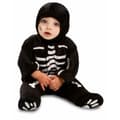 Miniatyrbillede 1 af 2: Kostume til babyer My Other Me Sort Skelet 0-6 måneder (2 Dele)