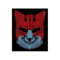 Miniatyrbild 2 av 2: Led Wolf Mask - ATOSA - Kostymtillbehör - Svart - Blandat - Blå - Röd