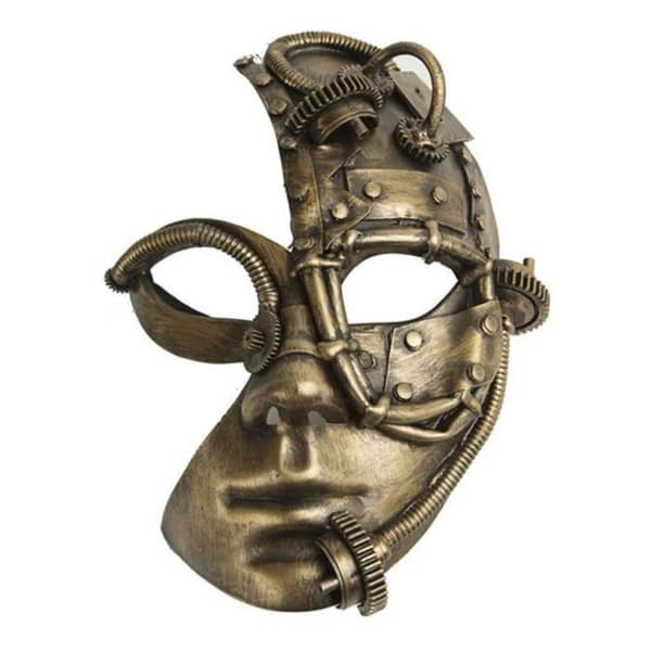 Halv ansikte Steampunk Mask - Disfrazzes - En storlek - Flerfärgad